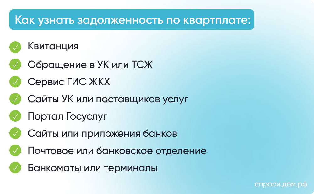 Как узнать задолженность по коммунальным услугам? – Инструкции на  СПРОСИ.ДОМ.РФ